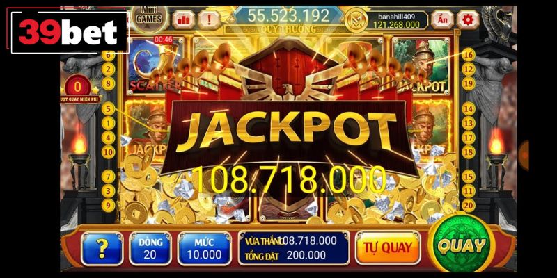 Người chơi trúng thưởng lớn khi quay hũ