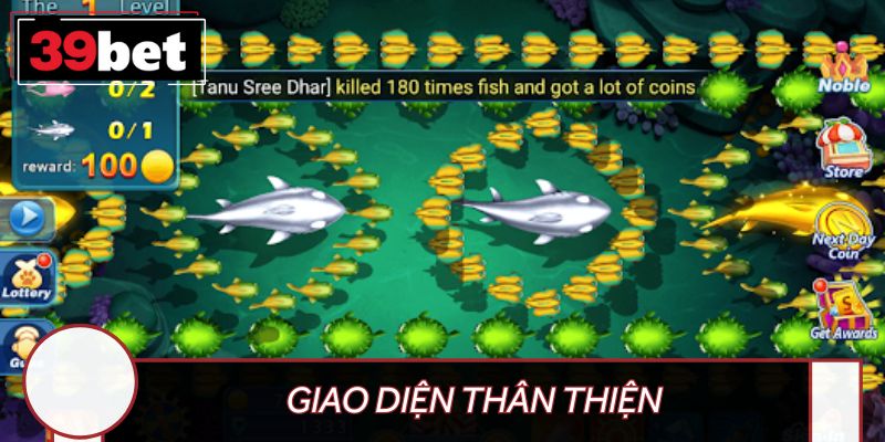 Giao diện game thân thiện, chơi dễ – thắng nhanh